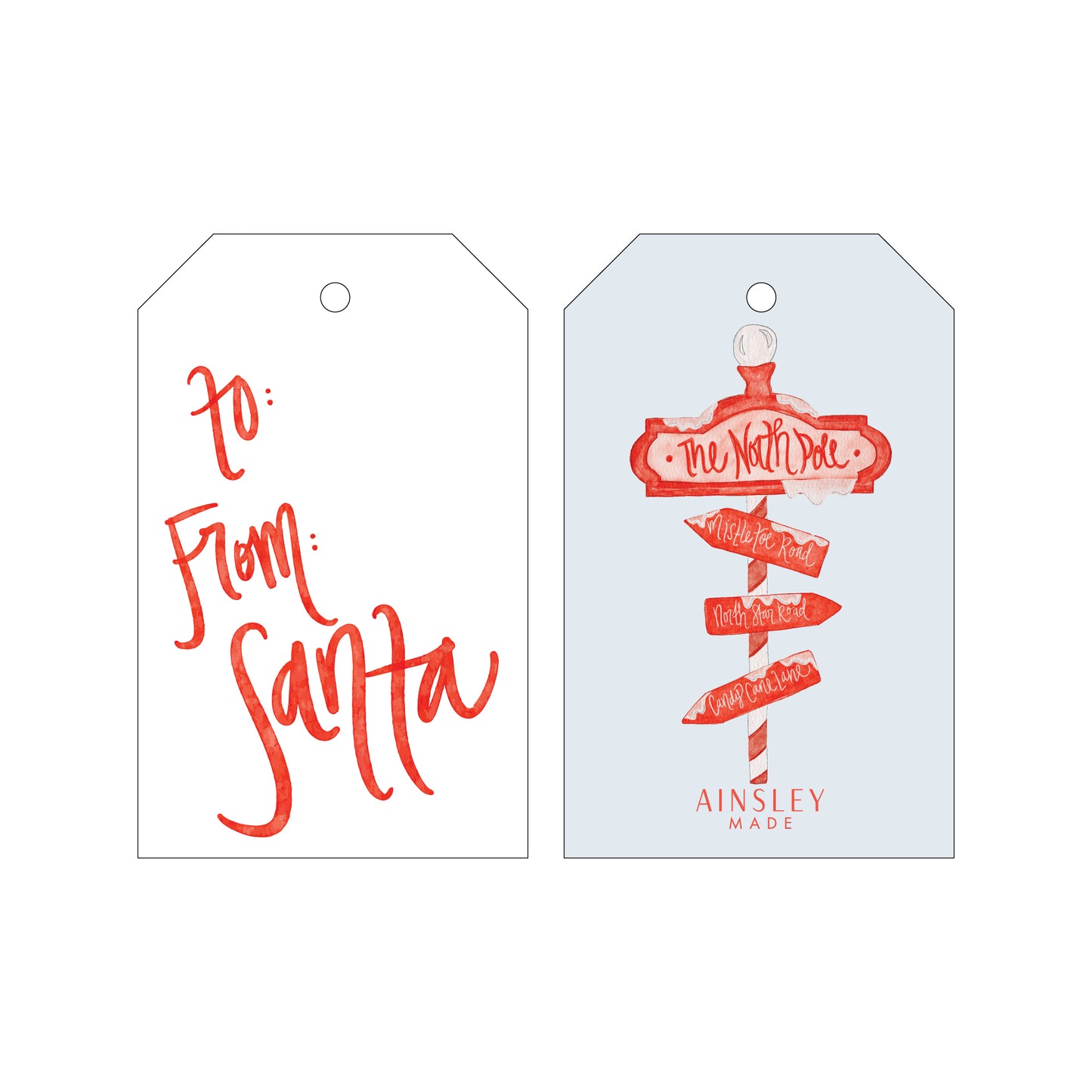 Holiday Gift Tags | FROM SANTA