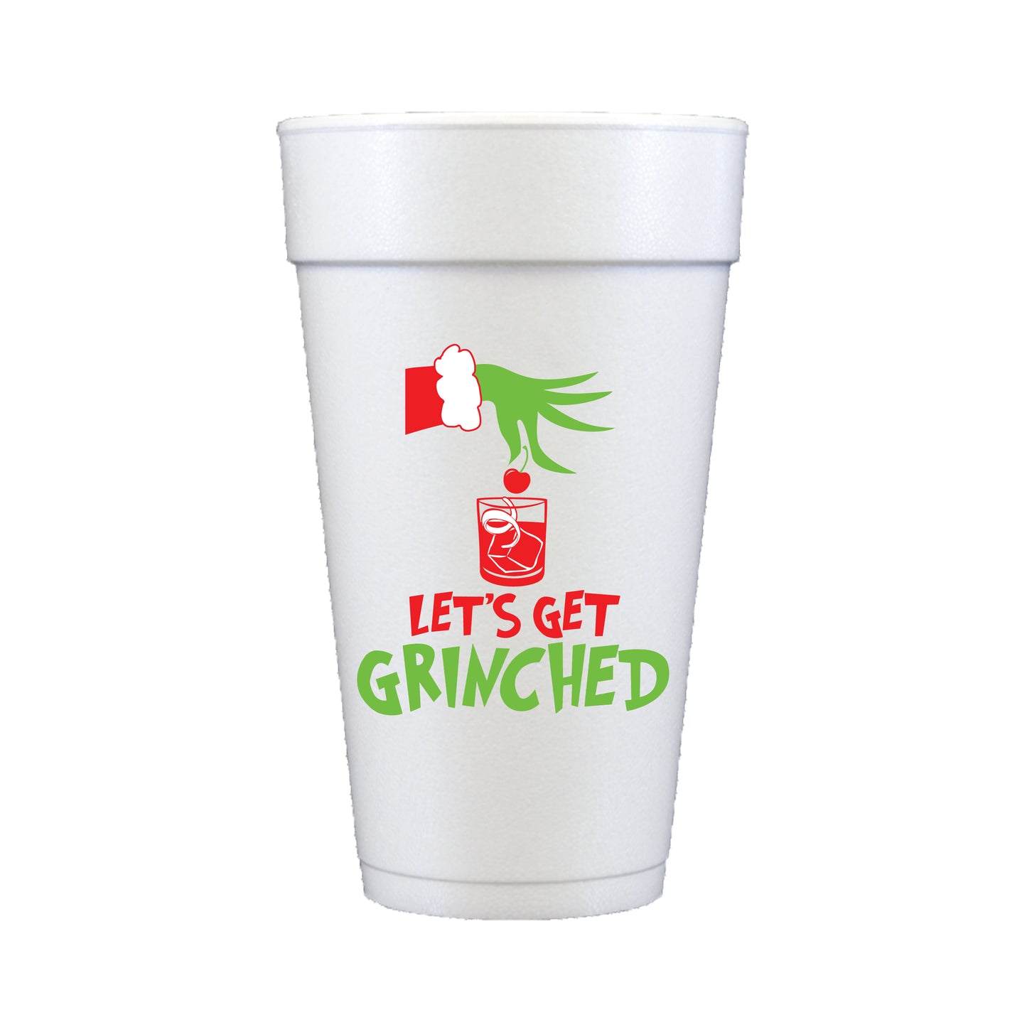 Holiday Foam Cup | GRINCHED